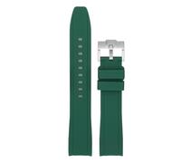 Tyogeephy Bracelet pour Swatch X Blancpain,Courbe Sans Soudure Silicone Bracelet pour Swatch Omega Moonswatch Speedmaster Remplacement de Montre 22mm