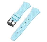 Tyogeephy Bracelet pour Tissot PRX Powermatic 12mm, Bracelet Fitness Bande de Remplacement en Silicone Strap Extensible Compatible avec PRX 12mm