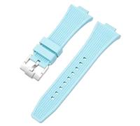 Tyogeephy Bracelet pour Tissot PRX Powermatic 12mm, Bracelet Fitness Bande de Remplacement en Silicone Strap Extensible Compatible avec PRX 12mm