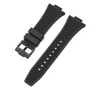 Tyogeephy Bracelet pour Tissot PRX Powermatic 12mm, Bracelet Fitness Bande de Remplacement en Silicone Strap Extensible Compatible avec PRX 12mm