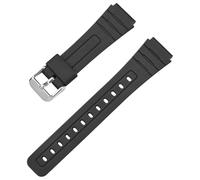 Tyogeephy Bracelet Strap en Caoutchouc Doux pour Casio F91W/W-800H 18mm - Bande de Montre pour F84/F105/108/A158/168/AE1200/1300 Homme