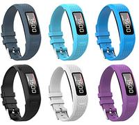 Tyogeephy bracelets de montre Compatible avec Vivofit 1/ Vivofit2, Silicone souple Bande de montre de remplacement colorée Bracelet pour Vivofit 1/ Vivofit 2 Activity Tracker