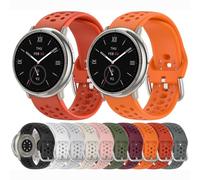 Tyogeephy Compatible avec Amazfit Active 2(A2437)/Square(A2434) Bracelet de montre Bracelets de sport en silicone souple de remplacement pour le tracker d'activité