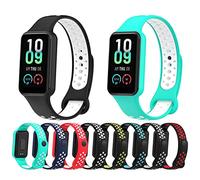 Tyogeephy Compatible avec Amazfit band 7 Bracelet, Mou Silicone Sport Bracelet pour Hommes Femmes