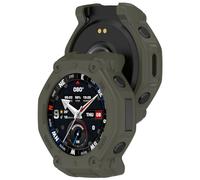 Tyogeephy Compatible avec Amazfit T-Rex3 Pro 48MM Coque, Doux TPU Bumper Case avec Protecteur d'écran, Ultra Mince Étui de Protection Couverture Complète Cover