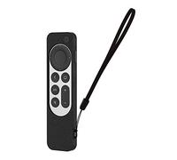 Tyogeephy Compatible avec Apple TV 4K Siri Remote 2021 Silicone Coque, Silicone Coques pour Apple TV 4K 6 Generation 2021 Télécommande, Apple 4K Siri Remote 2nd Gen Cover