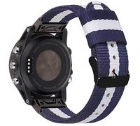 Tyogeephy Compatible avec Fenix 7S/6S/5S Plus Bracelet,20mm Woven Nylon Watch Band for Garmin Fenix 7S/6S/6S Pro/5S/5S Plus/Instinct 2S Smartwatches