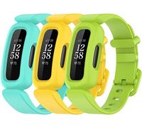 Tyogeephy Compatible avec Fitbit Ace 3 Bracelet Enfants Remplacement Silicone Coloré Caoutchouc Ajustable Sport Bandes Accessoires pour Ace 3 Activity Tracker pour Enfants 6+
