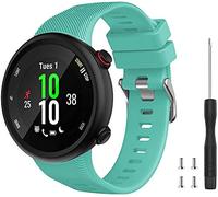 Tyogeephy Compatible avec Forerunner 45S bande de montre, Bracelet de montre de remplacement en silicone souple, Fitness Bracelet pour Forerunner 45S Smartwatch