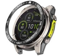 Tyogeephy Compatible avec Garmin Quatix 8 47MM Lunette Anneau Couverture Anti Rayures Protection Acier Inoxydable Métal Lunette Cadran Cadre Cercle Housse de Protection