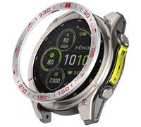 Tyogeephy Compatible avec Garmin Quatix 8 47MM Lunette Anneau Couverture Anti Rayures Protection Acier Inoxydable Métal Lunette Cadran Cadre Cercle Housse de Protection