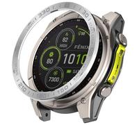 Tyogeephy Compatible avec Garmin Quatix 8 51MM Lunette Anneau Couverture Anti Rayures Protection Acier Inoxydable Métal Lunette Cadran Cadre Cercle Housse de Protection