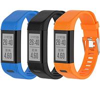 Tyogeephy Compatible avec Garmin Vivosmart HR+ Bracelet Femme homme, Remplacement Silicone Bracelets pour Vivosmart HR Plus, Approach X10, X40
