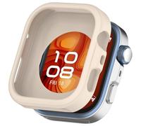 Tyogeephy Compatible avec Huawei Watch Fit 4 Pro Silicone Coque, Doux TPU Bumper Case avec Protecteur d'écran, Ultra Mince Étui de Protection Couverture Complète Cover