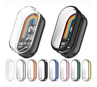 Tyogeephy Compatible avec Mi Smart Band 10 Ceramic Edition Coque, Doux TPU Bumper Case avec Protecteur d'écran, Ultra Mince Étui de Protection Couverture Complète Cover