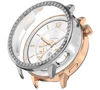 Tyogeephy Compatible avec Oneplus Watch 3 43MM/X2 Mini Cristal Coque Protection Écran, Dur PC Bumper Case avec Protecteur D'écran en Verre Trempé, Antichoc Etui de Protection