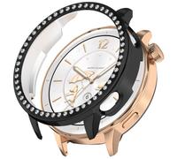 Tyogeephy Compatible avec Oneplus Watch 3 43MM/X2 Mini Cristal Coque Protection Écran, Dur PC Bumper Case avec Protecteur D'écran en Verre Trempé, Antichoc Etui de Protection