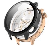 Tyogeephy Compatible avec Oneplus Watch 3 43MM/X2 Mini Cristal Coque Protection Écran, Dur PC Bumper Case avec Protecteur D'écran en Verre Trempé, Antichoc Etui de Protection