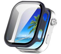 Tyogeephy Compatible avec Redmi Watch 6 Cristal Coque Protection Écran, Dur PC Bumper Case avec Protecteur D'écran en Verre Trempé, Antichoc Etui de Protection