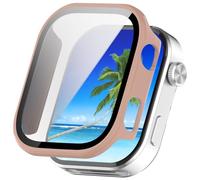 Tyogeephy Compatible avec Redmi Watch 6 Cristal Coque Protection Écran, Dur PC Bumper Case avec Protecteur D'écran en Verre Trempé, Antichoc Etui de Protection