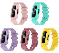 Tyogeephy Compatible avec Silicone Imprimé Sport Bracelet Ajustable Remplacement Bracelet Fitbit Ace 3 for Kids Smart Watch