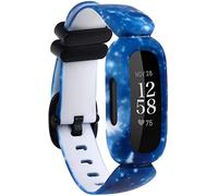 Tyogeephy Compatible avec Silicone Imprimé Sport Bracelet Ajustable Remplacement Bracelet Fitbit Ace 3 for Kids Smart Watch