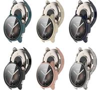 Tyogeephy Coque Compatible avec Amazfit Balance, [avec Screen Protector] Coque Protection 9H HD Protection Écran en Verre Trempé PC Coque Anti-Rayures Case