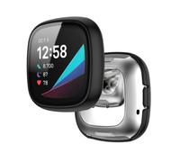 Tyogeephy Coque Compatible avec Fitbit Versa 3/Sense Protecteur d'écran Mou TPU Résistant aux rayures Full Cover pour Versa 3/Sense Smartwatch Accessoires