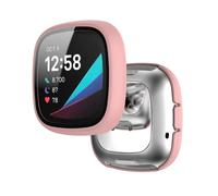 Tyogeephy Coque Compatible avec Fitbit Versa 3/Sense Protecteur d'écran Mou TPU Résistant aux rayures Full Cover pour Versa 3/Sense Smartwatch Accessoires