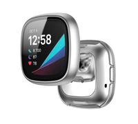 Tyogeephy Coque Compatible avec Fitbit Versa 3/Sense Protecteur d'écran Mou TPU Résistant aux rayures Full Cover pour Versa 3/Sense Smartwatch Accessoires