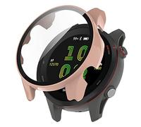Tyogeephy Coque Compatible avec Garmin Forerunner 255 Protecteur d'écran Mou TPU Résistant aux rayures Full Cover pour Forerunner 255 Smartwatch Accessoires