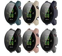 Tyogeephy Coque Compatible avec Garmin Forerunner 255 Protecteur d'écran Mou TPU Résistant aux rayures Full Cover pour Forerunner 255 Smartwatch Accessoires