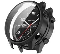 Tyogeephy Coque Compatible avec Oneplus watch 2R, [Avec Screen Protector] Coque Protection 9H HD Protection Écran en Verre Trempé PC Coque Anti-Rayures Case