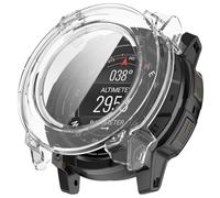 Tyogeephy Coque Complète en PC pour Garmin Instinct 3 AMOLED/Solar 45mm avec Écran Trempé Intégré et Protection Antichoc