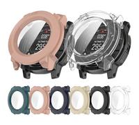 Tyogeephy Coque Complète en PC pour Garmin Instinct 3 AMOLED/Solar 45mm avec Écran Trempé Intégré et Protection Antichoc