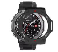 Tyogeephy Coque pour Amazfit T-Rex 3 Protection Écran, Dur PC Bumper Case avec Protecteur D'écran en Verre Trempé, Antichoc Etui de Protection Couverture Complète PC Cover pour T-Rex 3