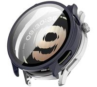 Tyogeephy Coque pour Oppo Watch S Protection Écran, Dur PC Bumper Case, Antichoc Etui de Protection Couverture Complète PC Cover pour Watch S