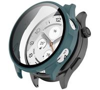 Tyogeephy Coque pour Xiaomi Watch 5 Protection Écran, PC Bumper Case Protecteur D'écran en Verre Trempé, Antichoc Etui de Protection Couverture Complète PC Cover pour Mi Watch 5