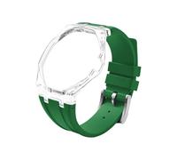 Tyogeephy Coque Transparente en Plastique avec Bracelet en Silicone pour AP x Swatch Royal Pop Montre de Poche - Kit de Conversion en Montre-Bracelet