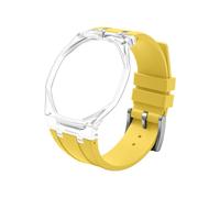 Tyogeephy Coque Transparente en Plastique avec Bracelet en Silicone pour AP x Swatch Royal Pop Montre de Poche - Kit de Conversion en Montre-Bracelet