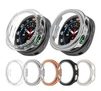 Tyogeephy Coque Transparente TPU pour Galaxy Watch 8/9 40mm
