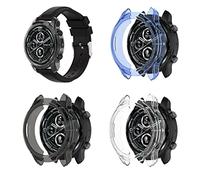 Tyogeephy Coques Compatible avec TicWatch Pro X/Pro 3/Pro 3 GPS/Pro 3 Lite, Housse de protection ultra-fine Doux TPU Antichoc Coque de pare-chocs
