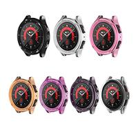 Tyogeephy coques de protection d'écran compatibles avec Galaxy watch 5 pro 45mm, Coque de protection complète en TPU souple