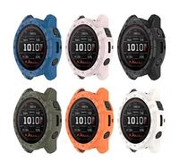 Tyogeephy coques de protection d'écran compatibles avec Garmin Enduro 2/Tactix 7, Coque de protection complète en TPU souple