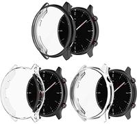 Tyogeephy Écran Protecteur Coques Compatible avec Amazfit GTR 2 & Amazfit GTR 2e Watch TPU Mince Coques [Plating Metal Color Frame] [3D Full Coverage] Coque protectrice pour Amazfit GTR 2 Watch