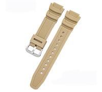 Tyogeephy Étanche Résine Naturelle Remplacement Bracelet 18mm pour Casio AQ- S800W SGW-300H MRW-200H AE-1200 W-800H W-735H