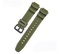 Tyogeephy Étanche Résine Naturelle Remplacement Bracelet 18mm pour Casio AQ- S800W SGW-300H MRW-200H AE-1200 W-800H W-735H