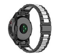 Tyogeephy Fenix 7/6 Pro/5 Bracelet, Quick Release Easy Fit 22mm Acier inoxydable Métal Bracelet Compatible avec Garmin Fenix 7/5 Plus /6 Pro/Forerunner 935/945/ Instinct 2 Smartwatch
