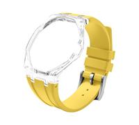 Tyogeephy Glacier Clair Lanière en Silicone pour AP x Swatch Royal Pop - Adaptée au Boîtier en Biocéramique de 40 mm
