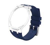 Tyogeephy Glacier Clair Lanière en Silicone pour AP x Swatch Royal Pop - Adaptée au Boîtier en Biocéramique de 40 mm